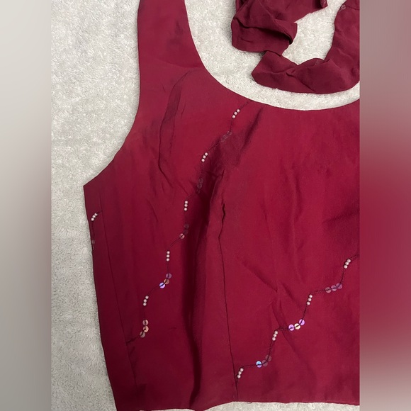 ‼️FIRM‼️EUVC Emma Black Amazing Beaded Skirt and Halter to Match. - Picture 11 of 16